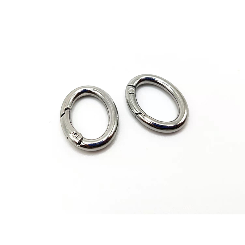 Oval zinc alloy hinged Inter/Outer clip